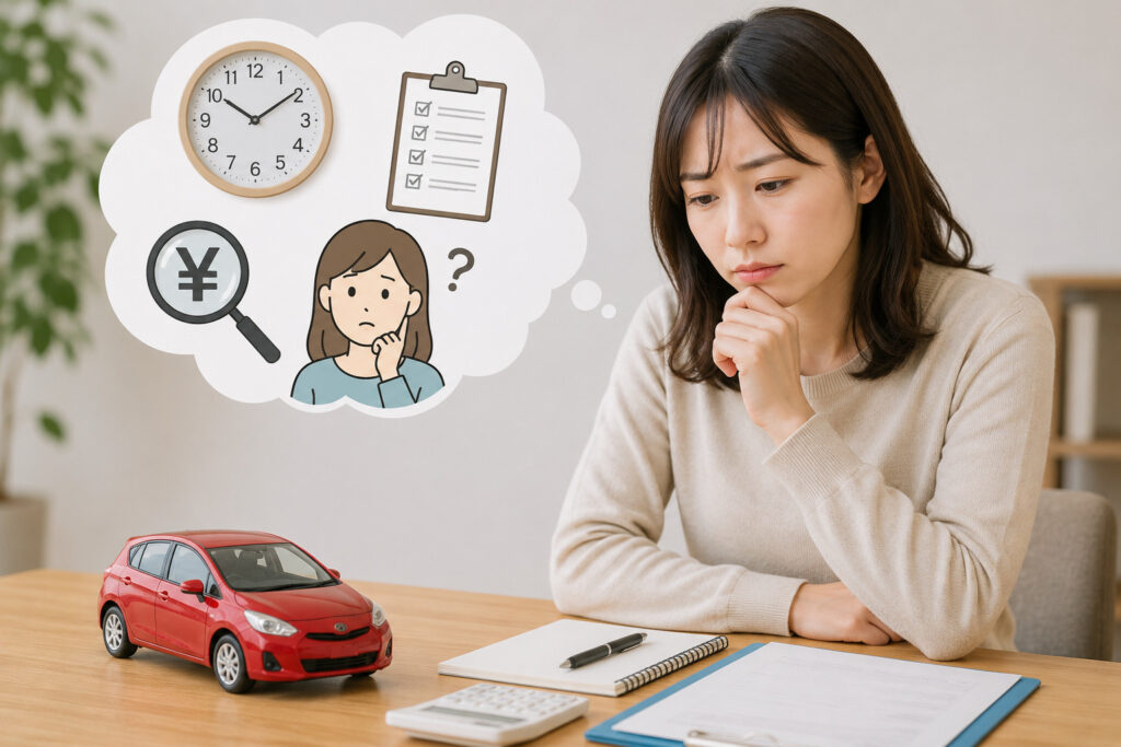初めての車買取で不安を感じる方が多い理由