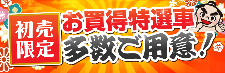 お買い得車多数ご用意！